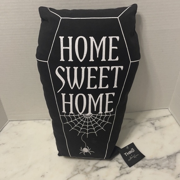 HOME SWEET HOME Coffin Pillow by Marlo Lorenz - Picture 2 of 4